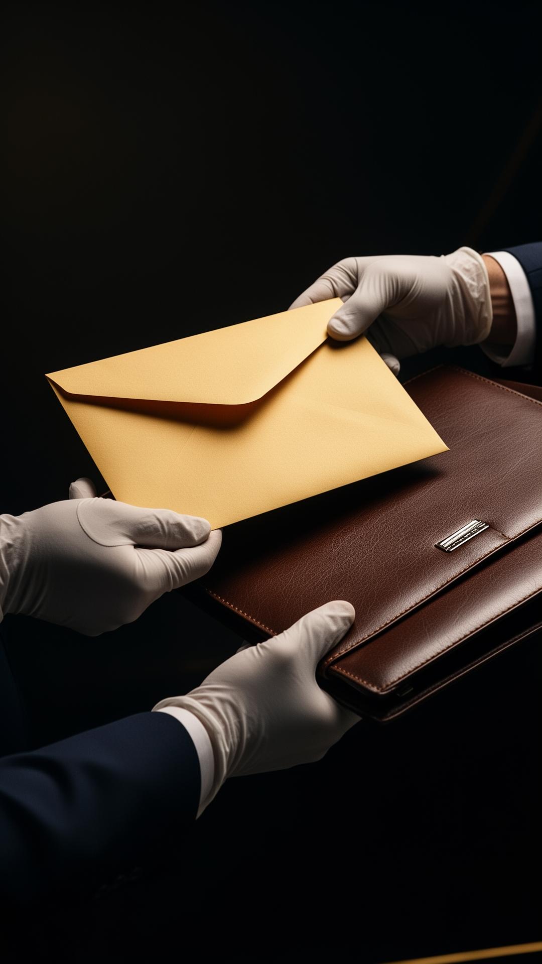Secure courier handoff